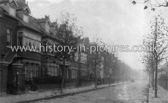 Thornton Avenue, Chiswick, London. c.1909.